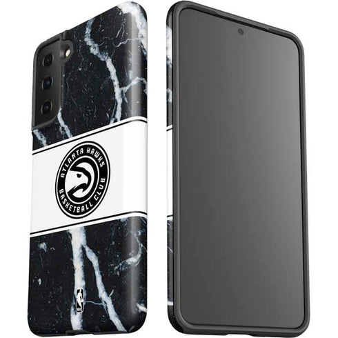 NBA Atlanta Hawks Marble Galaxy S21 Plus 5G Pro Case