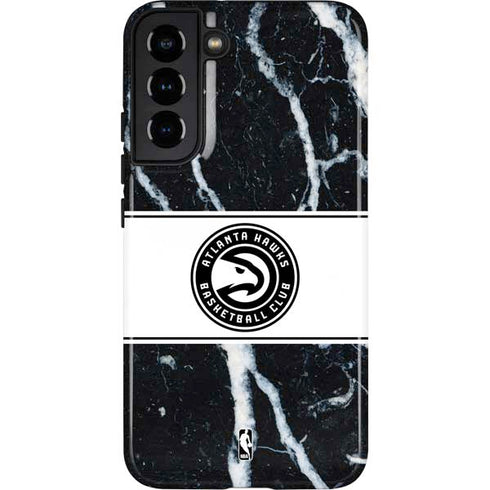 NBA Atlanta Hawks Marble Galaxy S22 Plus Pro Case