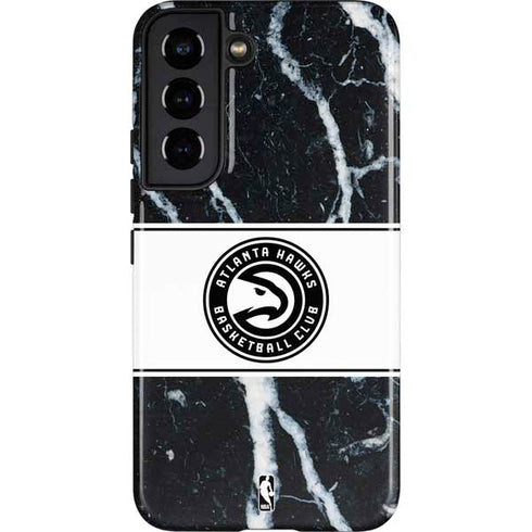 NBA Atlanta Hawks Marble Galaxy S22 Pro Case