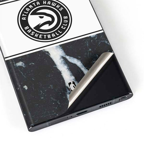 NBA Atlanta Hawks Marble Galaxy S22 Ultra Skin