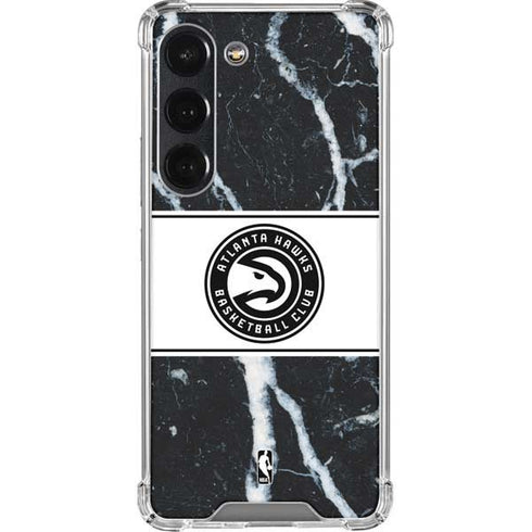 NBA Atlanta Hawks Marble Galaxy S23 Clear Case