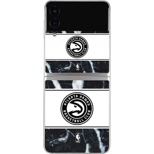 NBA Atlanta Hawks Marble Galaxy Z Flip3 5G Skin