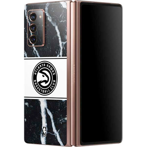 NBA Atlanta Hawks Marble Galaxy Z Fold2 5G Skin