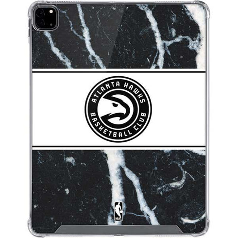 NBA Atlanta Hawks Marble iPad Pro 12.9in (2020) Clear Case