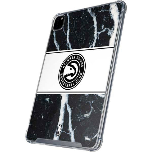 NBA Atlanta Hawks Marble iPad Pro 12.9in (2020) Clear Case