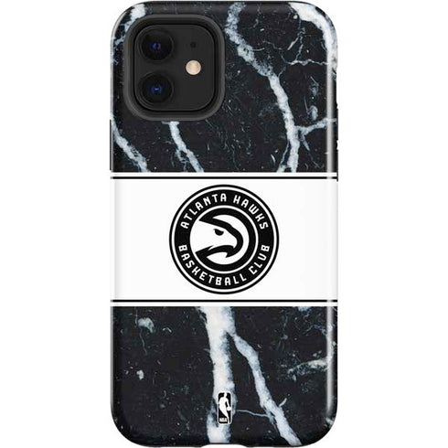 NBA Atlanta Hawks Marble iPhone 12 Impact Case