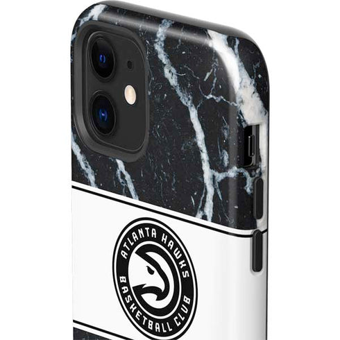 NBA Atlanta Hawks Marble iPhone 12 Impact Case