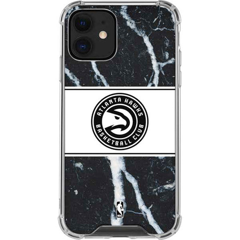 NBA Atlanta Hawks Marble iPhone 12 Mini Clear Case