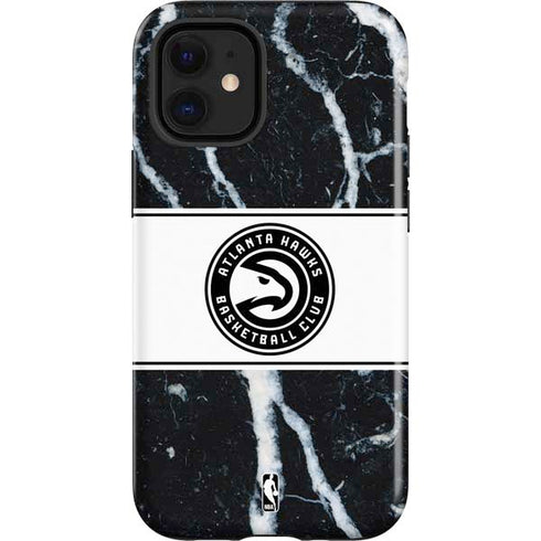 NBA Atlanta Hawks Marble iPhone 12 Mini Impact Case