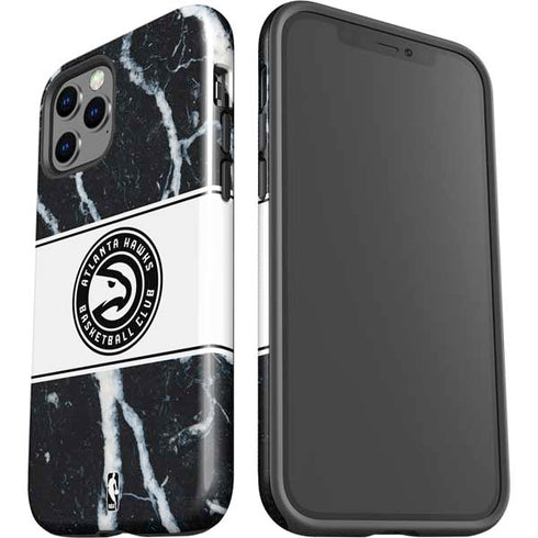 NBA Atlanta Hawks Marble iPhone 12 Pro Impact Case