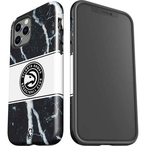 NBA Atlanta Hawks Marble iPhone 12 Pro Max Impact Case