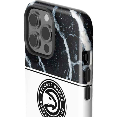 NBA Atlanta Hawks Marble iPhone 13 Pro Max Impact Case
