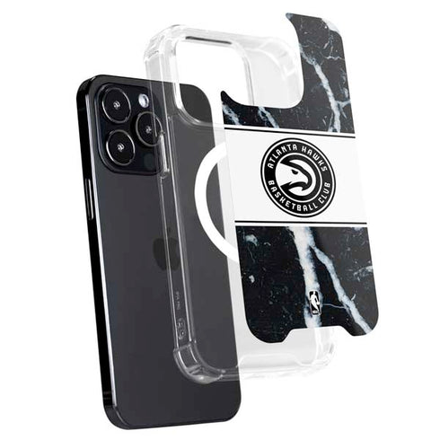 NBA Atlanta Hawks Marble iPhone 13 Pro Max MagSafe Case
