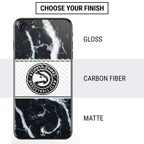 NBA Atlanta Hawks Marble iPhone SE (2nd & 3rd Gen) Skin