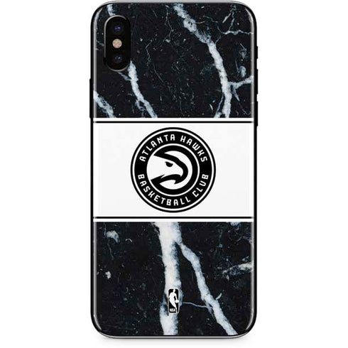 NBA Atlanta Hawks Marble iPhone X Skin