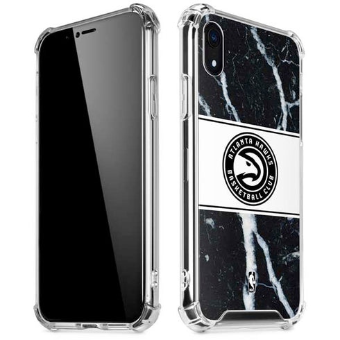 NBA Atlanta Hawks Marble iPhone XR Clear Case