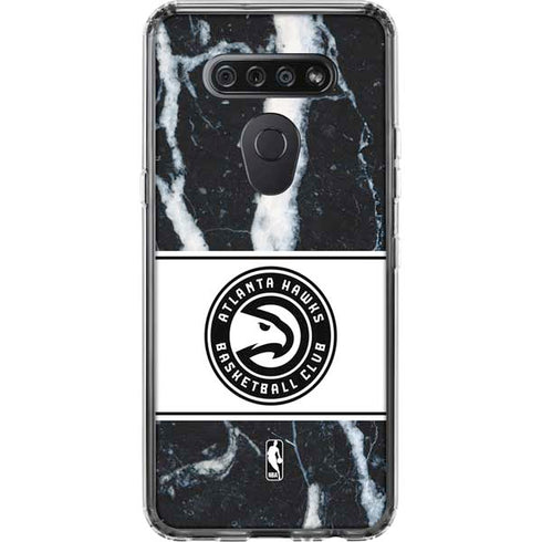 NBA Atlanta Hawks Marble LG K51/Q51 Clear Case