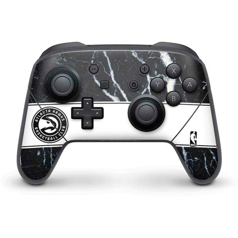 NBA Atlanta Hawks Marble Nintendo Switch Pro Controller Skin