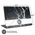 NBA Atlanta Hawks Marble Universal Laptop 12in (9.8 x 6.8in) Skin