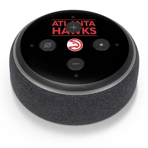 NBA Atlanta Hawks Standard - Black Amazon Echo Dot Skin
