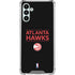 NBA Atlanta Hawks Standard - Black Galaxy A13 5G Clear Case