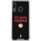 NBA Atlanta Hawks Standard - Black Galaxy A30 Clear Case