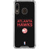 NBA Atlanta Hawks Standard - Black Galaxy A30 Clear Case