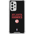 NBA Atlanta Hawks Standard - Black Galaxy A33 5G Clear Case
