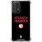 NBA Atlanta Hawks Standard - Black Galaxy A52 5G Clear Case