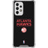 NBA Atlanta Hawks Standard - Black Galaxy A53 5G Clear Case