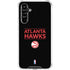 NBA Atlanta Hawks Standard - Black Galaxy A54 5G Clear Case