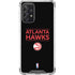 NBA Atlanta Hawks Standard - Black Galaxy A72 5G Clear Case