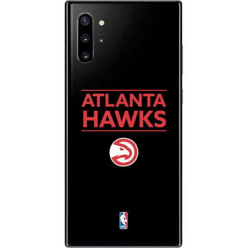 NBA Atlanta Hawks Standard - Black Galaxy Note 10 Plus Skin
