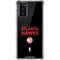 NBA Atlanta Hawks Standard - Black Galaxy Note20 5G Clear Case