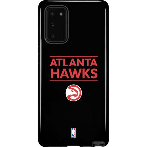 NBA Atlanta Hawks Standard - Black Galaxy Note20 5G Pro Case
