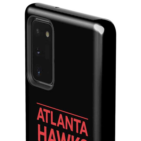 NBA Atlanta Hawks Standard - Black Galaxy Note20 5G Pro Case