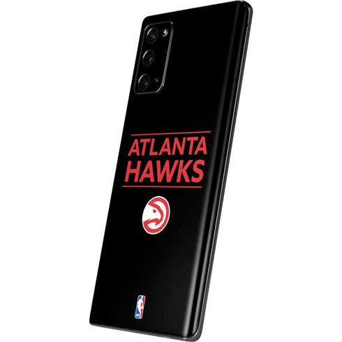 NBA Atlanta Hawks Standard - Black Galaxy Note20 5G Skin