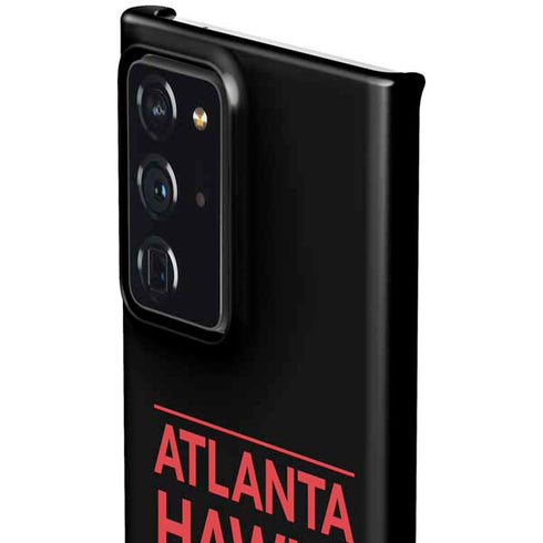 NBA Atlanta Hawks Standard - Black Galaxy Note20 Ultra 5G Lite Case