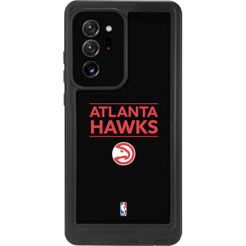NBA Atlanta Hawks Standard - Black Galaxy Note20 Ultra 5G Waterproof Case