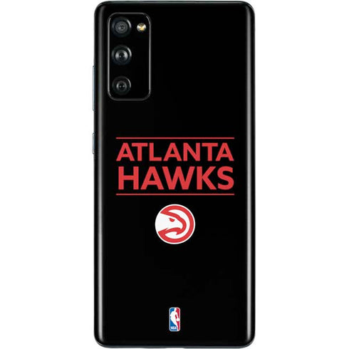 NBA Atlanta Hawks Standard - Black Galaxy S20 Fan Edition Skin
