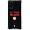 NBA Atlanta Hawks Standard - Black Galaxy S20 FE Clear Case