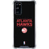 NBA Atlanta Hawks Standard - Black Galaxy S20 FE Clear Case