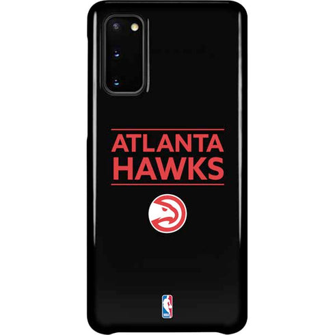 NBA Atlanta Hawks Standard - Black Galaxy S20 Lite Case