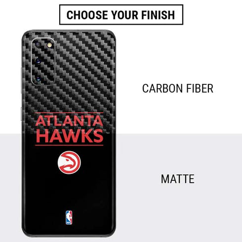 NBA Atlanta Hawks Standard - Black Galaxy S20 Skin