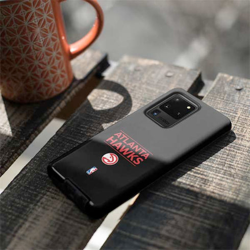 NBA Atlanta Hawks Standard - Black Galaxy S20 Ultra 5G Pro Case