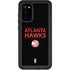 NBA Atlanta Hawks Standard - Black Galaxy S20 Waterproof Case