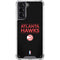 NBA Atlanta Hawks Standard - Black Galaxy S21 5G Clear Case