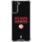 NBA Atlanta Hawks Standard - Black Galaxy S21 FE Clear Case