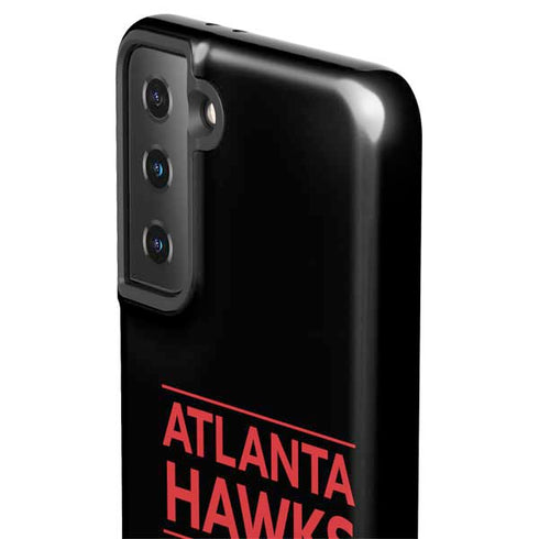 NBA Atlanta Hawks Standard - Black Galaxy S21 Plus 5G Pro Case