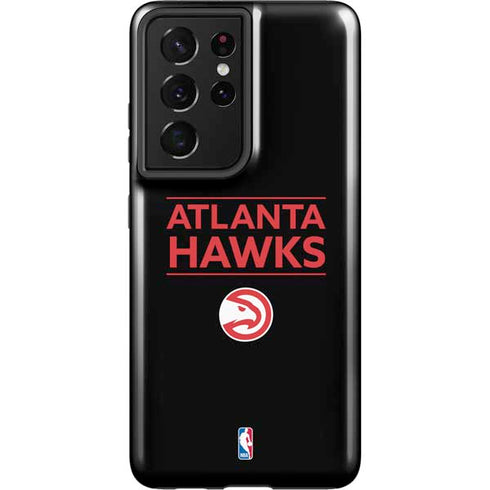 NBA Atlanta Hawks Standard - Black Galaxy S21 Ultra 5G Pro Case